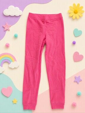 Hanes Kids Hot Pink Thermal Joggers